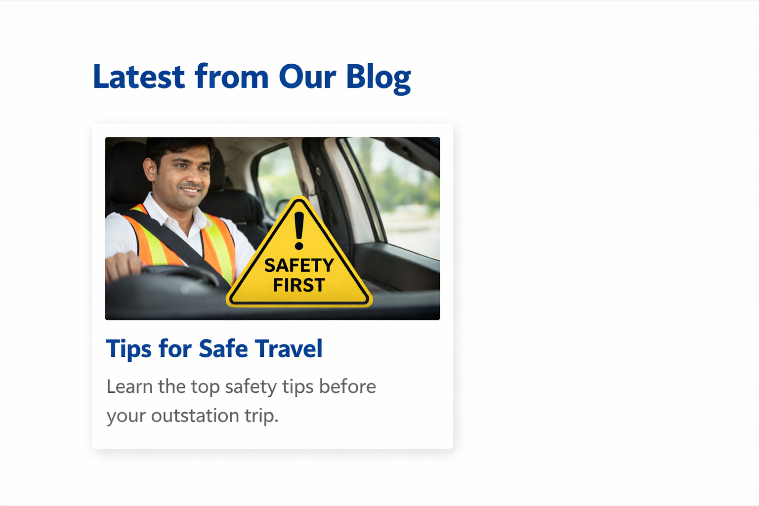 Safe Travel Tips