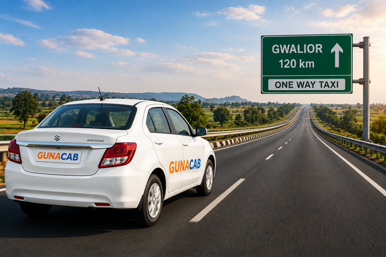 One way taxi in Datia