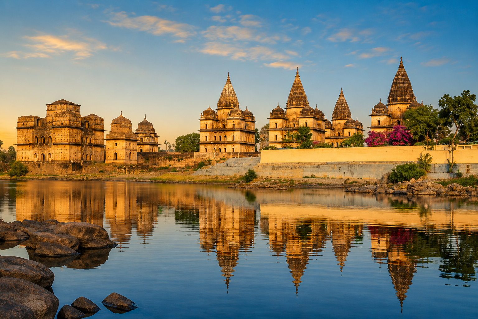 Betwa River orchha
