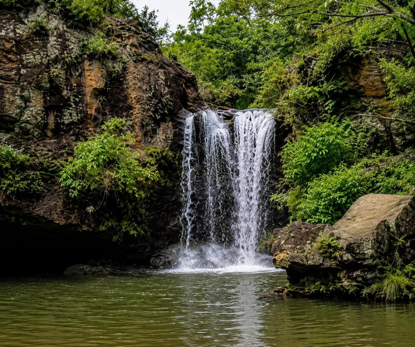 Apsara Vihar waterfall in Pachmarhi